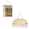 AINBIN Voice Level Chart for Classroom & Bedtime Routine Chart for Toddlers, Visual Schedule Chore Chart Night to Do List for Kids, Preschoolers, Autism, ADHD Tools