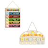 AINBIN Voice Level Chart for Classroom & Morning Routine Chart for Toddlers, Visual Schedule Chart to Do List for Kids, Autism, Preschoolers, ADHD Tools