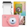 Aioopro Z5S Portable Bluetooth Photo Printer with Dye Sublimation Technology – Supports App Editing & Personalized Settings, Print from Phone or Direct Print (Photo Printer)