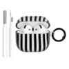 Aircawin for Airpods 4 Case Clear,Cute Vertical Stripe Cover for Airpod 4