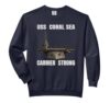 Aircraft Carrier USS Coral Sea Father Grandpa Veterans Day Comfort Colors Adult Sweatshirt