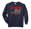 Aircraft Carrier USS Randolph CV-15 CVA-15 CVS-15 Father Day Comfort Colors Adult Sweatshirt