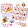 Air Dry Clay for Kids, Cake Themed, DIY Model Magic Clay with Sculpting Tools and Tutorials, 12 Boxes Modeling Magic Soft Clay Art Sculpting Supplies, Arts and Crafts Gift for Kids