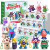 Air Dry Clay Kit for Kids, 12 Monsters Modeling Clay, Model Magic Arts & Crafts for Kids Ages 4-12, Ultra Light & Soft, Safe & Non-Stick with Sculpting Tools & Tutorials, DIY Party Favors