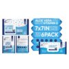 Air Jungles Bundle – Flushable Wipes Travel Size Individually Wrapped 50 Ct, and Flushable Wipes 300 Ct for Adult and Kid