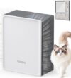 Air Purifiers for Home Bedroom Dorm Up to 1300 ft² with Washable Pre-filter, MOOKA HEPAQuiet Air Cleaner for Pets, Odor Eliminator, Aromatherapy, Remove Pet Hair, Dander, Dust, Smoke (Grey)