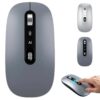 AI Smart Voice Wireless Mouse Real-Time Translation, Silent Click (Gray)