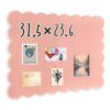 Aitakatta Scalloped Bulletin Board, Self-Adhesive Cork Board Alternative