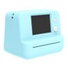 AI Voice Mini Thermal Printer with Display AI Control Auto Image Generation & Printing 6 Modes Portable HD Screen Printers for Home Office Study DIY Projects (Blue)