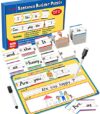 Aizweb Sentence Building Games,Phonics Puzzles for Kids Ages 5-8,Montessori Phonics Reading Learning Games,Learn to Read Part of Speech,Sight Words&Grammar,Speech Therapy Special Education Toy