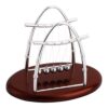 AKLOSIPY S Balance Steel Balls Physics Science Desktop Ornament Educational Toy for Desk Decor Demonstrating Conservation of Momentum and Energy Laws for Kids Adults Students