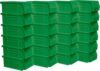 Akro-Mils 30220 AkroBins Plastic Storage Bins, 7"x4"x3", Green, 24-Pack