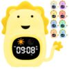 Alarm Clock with Night Light for Kids with Sleep Training and Sound Machine