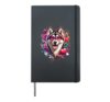 Alaskan Klee Kai Dog St Valentines Day Artwork Hardcover Journal, Black