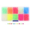 Alasum 1000pcs Mm Round Glow Fishing Beads Set, Impact Resistant Plastic Freshwater Fishing Accessory Beads for Sports and Outdoors, Luminous Tackle Tools for Enhanced Visibility