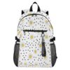 ALAZA Daisy Pattern Backpack Travel Laptop Backpack Purse for Women Men Teens Girls School Bag College Bookbag Water Resistant Casual Daypack