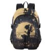 ALAZA Fairy Girl with Butterflies Backpack with Mulitiple Pockets for School Travel Outdoor College, 17.5 inch Laptop Backpack for Men and Women