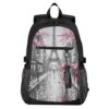 ALAZA Laptop Backpack,Romantic Paris Eiffel Tower Oil Painting Travel Backpack for Men Women, Water Resistant, Spacious with Padded Shoulder Straps