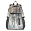 ALAZA Running Wolf Winter Scene Backpack Travel Laptop Backpack Purse for Women Men Teens Girls School Bag College Bookbag Water Resistant Casual Daypack