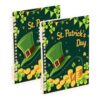 ALAZA St Patrick's Day Gold Coin Notebook Journals Spiral Hardcover 2 Pack 5.7x8.3 Inch