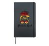 Alcalá la Real Girl, Spanish Flag Spain Hardcover Journal, Black