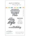 Alex Syberia Designs- Shoes Sentiments Press Plate & Die Set