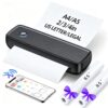 Alinayee Portable Thermal Printer, Wireless & Bluetooth Mini Inkless Printer for Travel, Office, Home, Supports 8.5x11inch, Compatible with iPhone, Android, Laptop| Black