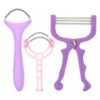 Alipis 3pcs Portable Facial Hair Remover Spring Epilator Handheld Face Epilator with Plastic and Metal Material Easy to Grasp Facial Hair Removal Tool for Upper Lip and Chin Random Color