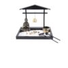 Alipis Buddha Candle Holder Sand Table Decoration Resin Aroma Candle Holder with Smooth Shape and Traditional Craftsmanship for Home Meditation and Zen Garden