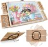 ALL4JIG 2000 Pieces 2-in-1 Tilting & Rotating Puzzle Board,40.16" x 28.5"Adjustable Angle Puzzle Board with 4 Drawers & Clear Protective Cover, Birthday Gift for mom,with a Tabletop Easel-Style Tilt