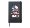 All American Dad US Patriots Fathers America Party Patriots Hardcover Journal, Black