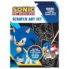 Alligator Sonic the Hedgehog Scratch Art Set