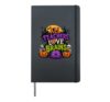 All Teachers Love Brains Funny Halloween Teacher Costume Hardcover Journal, Black