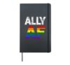 Ally AF Straight Ally Vintage Hardcover Journal, Black