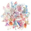 allydrew Decorative Scrapbooking Washi Stickers, DIY Crafts for Stationery, Diary, Card Making (60 pcs), Gold Foil 2 (Fairies)
