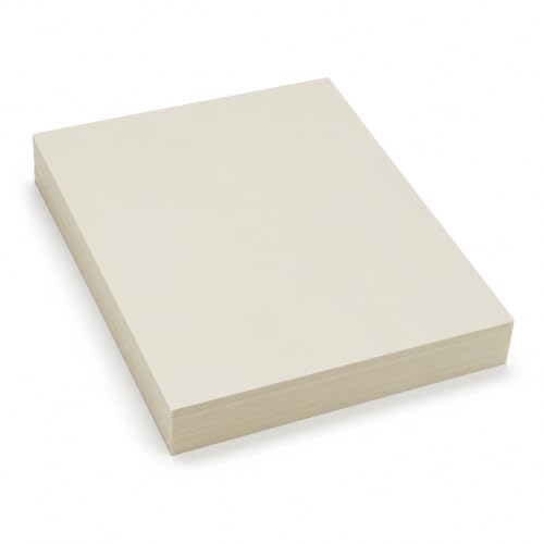 Almencla A4 Printing Paper Copy Paper Writing Protection Smooth Texture Ink Hold Consistent Feed Suitable for home office tasks student assignments training, Dolin Paper, Beige, 80g, A5, 200 Sheets