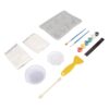Alomejor DIY Dinosaur Painting Craft Kit, Make Your Own Dinosaur Figurines with Plaster Mould and Paint, Arts and Crafts Kids Boys Girls with Magnet (Gypsum Painting Kit)