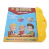 Alomejor Spanish English Talking Book for Toddlers, Interactive Sound Book with Bilingual Learning Activities for Kids Ages 3+
