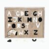 Alphabet Animal Crackers Wooden Puzzle Sign
