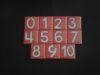 Alphabet & Number Magnet Sets with Dry-Erase Markers (Numbers 0-10)