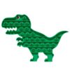 Alphabet Pop Fidget Toys It for Kids, Fidget Poppers Toys Sensory Squeeze Bubble Popping, Silicone Dinosaur Toys Pop Anxiety and Stress Relief Its for Boy Girls (Green)