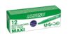 Alpino - Case of 12 Maxi Dark Blue Markers | Super Washable Markers for Children | Super Bright School Markers | 5.7mm Broad Tip Markers | Long Lasting and Resistance