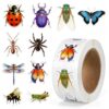 Alrhso 500 Pack Bug Stickers Insect Animals Stickers Cute Bug Insect Sticke