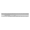 Alumicolor AlumiCrafter Straight Edge Metal Ruler with Unique Deckle Edge, Silver, 12 Inch