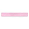Alumicolor Aluminum Desk & Office Ruler, 12IN, Pink