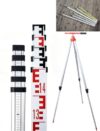 Aluminium Survey Staff Telescopic Measuring Pole Height Rod for Building