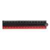 Aluminum Alloy Ruler Multifunctional Metric Scale Ruler for Classroom Engineering Drafting Measuring Centimeter Inches Scale