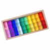 Amagogo Children Building Blocks Acrylic Construction Set Stacking Toys with Translucent Pieces and Storage Box Suitable for Classroom Activities Gift Giving, Translucent Combination No. 6