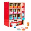 Amagogo Children Wooden Toy Dispenser Playset Countertop Gadget Learning Machine with Turn Dial and Tokens Suitable for playrooms classrooms daycares Birthday Gifts