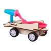 Amagogo DIY Balloon Force Toy STEM Physics Wooden Building Kit for Adults and Children Easily Install Develop Practical Ability and Imagination